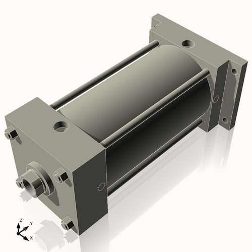 Isometric View of 6ARF9NCK1.75S4