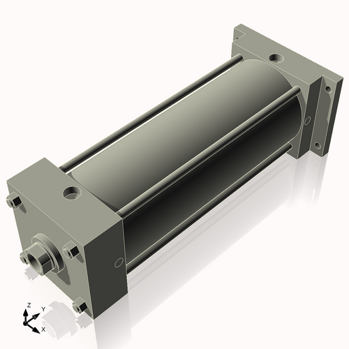 Isometric View of 6ARF14NCK1.75S4