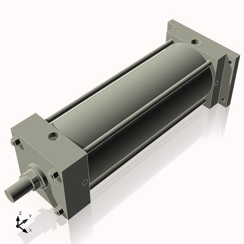 Isometric View of 6ARF15NCK1.75
