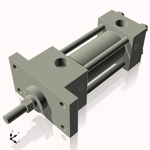 Isometric View of 1.125AFF1NC