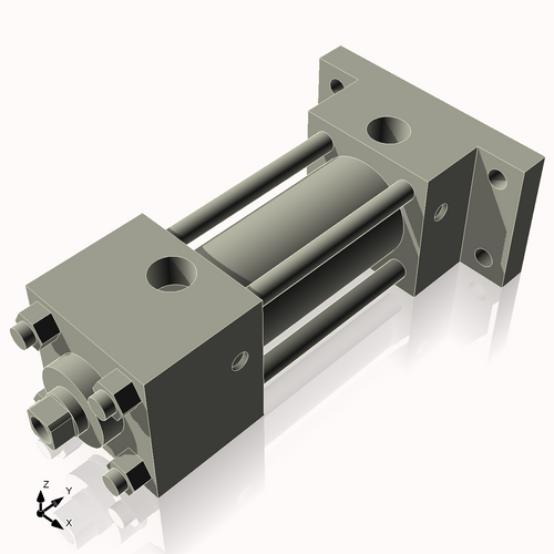 Isometric View of 1.125ARF1CCKS4