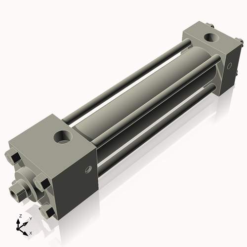Isometric View of 1.125ASF4CCKS4