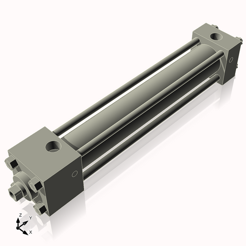 Isometric View of 1.125ASF6NCKS4