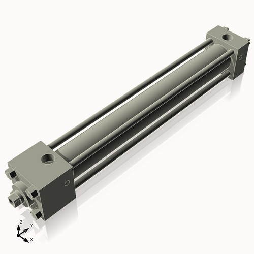 Isometric View of 1.125ASF8NCKS4