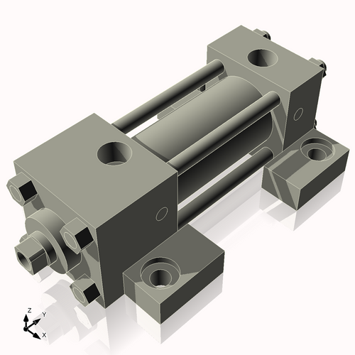 Isometric View of 1.125ASL1NCKS4
