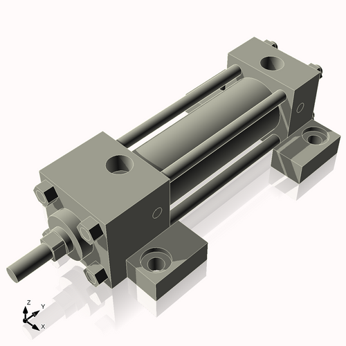 Isometric View of 1.125ASL2NC
