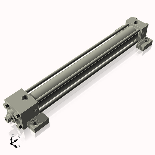 Isometric View of 1.125ASL10CCKS4