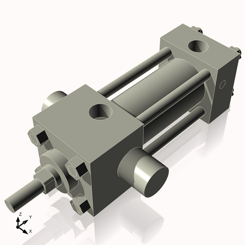 Isometric View of 1.125ATF1CC
