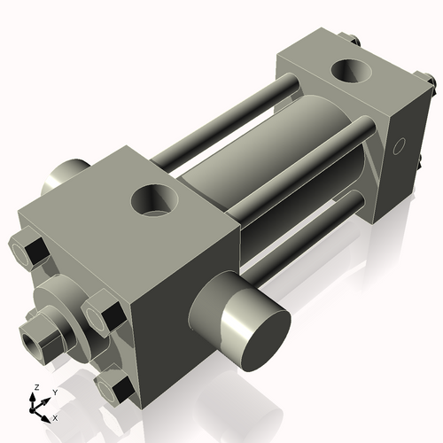 Isometric View of 1.125ATF1CCKS4