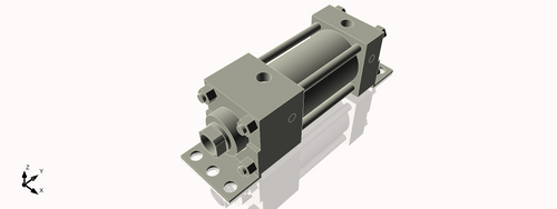 Isometric View of 2MAFB2NCK1S4