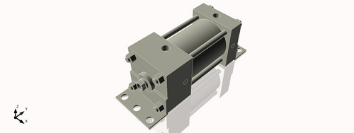 Isometric View of 2.5MAFB2NCKS4
