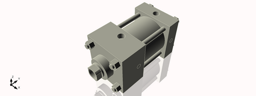 Isometric View of 2.5MASF1NCK1S4