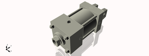 Isometric View of 3.25MAC2NCK1.375S4