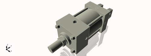 Isometric View of 3.25MAC2CCK1.375