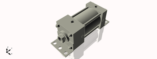 Isometric View of 3.25MAFB3NCK1.375S4