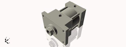 Isometric View of 3.25MAFF1CCK1.375S4