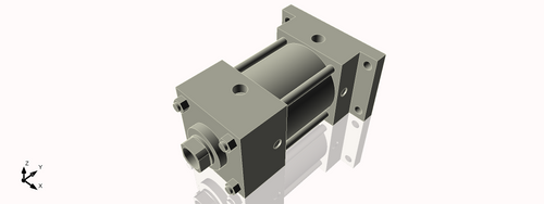 Isometric View of 3.25MARF2CCK1.375S4