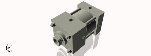 Isometric View of 3.25MASF1CCK1.375S4
