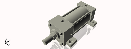 Isometric View of 3.25MASL4CCK1.375