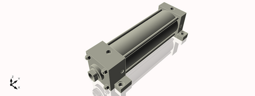 Isometric View of 3.25MASL9CCK1.375S4