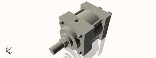 Isometric View of 4MAC1NCK1.375