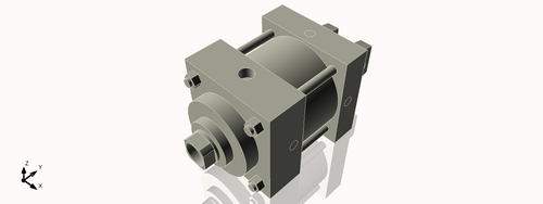 Isometric View of 4MAC1NCK1.375S4