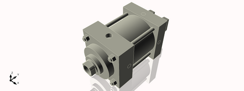 Isometric View of 4MAC2NCK1.375S4