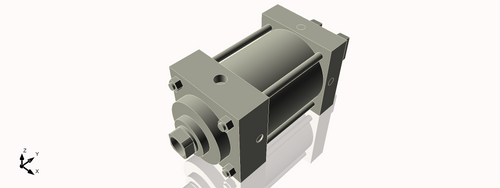 Isometric View of 4MAC3CCK1.375S4