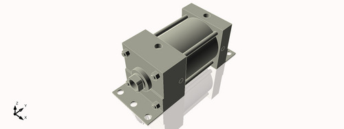 Isometric View of 4MAFB3NCK1.375S4
