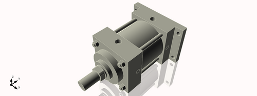 Isometric View of 4MARF2NCK1.375