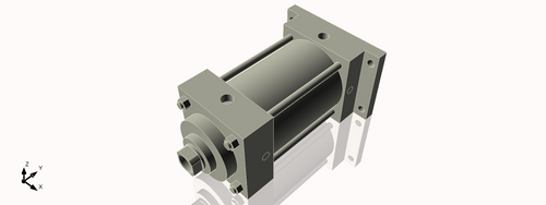 Isometric View of 4MARF4NCK1.375S4