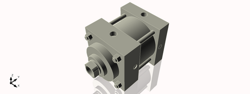 Isometric View of 4MASF1CCK1.375S4