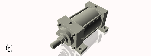 Isometric View of 4MASL4CCK1.375