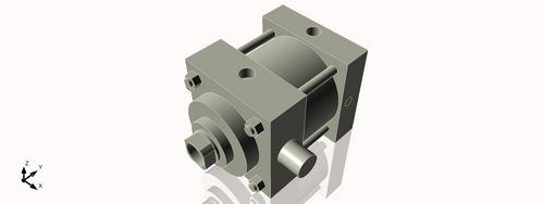 Isometric View of 4MATF1NCK1.375S4