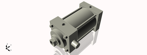 Isometric View of 4MATF4NCK1.375S4