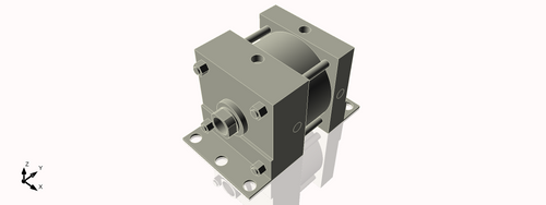 Isometric View of 6MAFB1NCK1.75S4