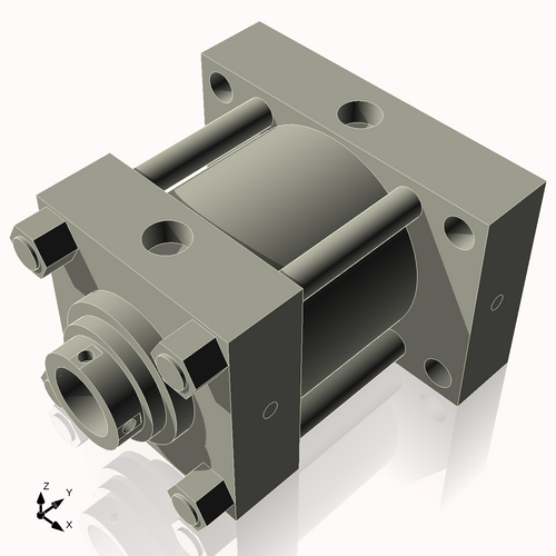 Isometric View of CN7HHRHF3NCK3.5S4