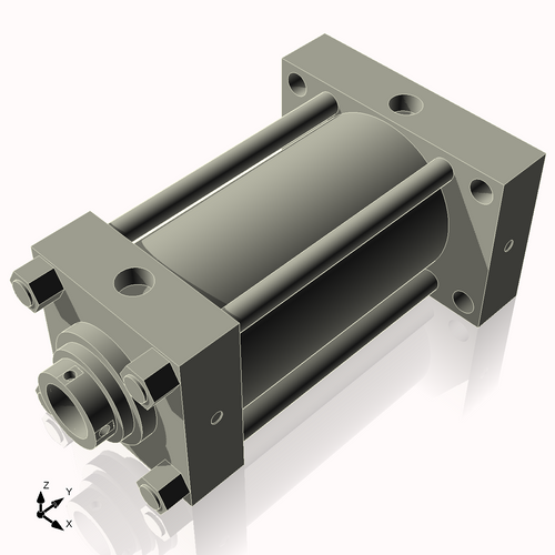 Isometric View of CN7HHRHF10CCK3.5S4