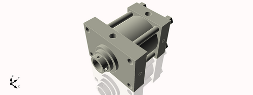 Isometric View of 6HHFHF3NCK3S4