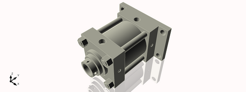 Isometric View of 6HHRF3CCK3S4