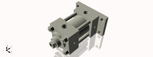 Isometric View of 2.5HHRF1CCKS4
