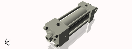 Isometric View of 2.5HHC5CCK1.375S4
