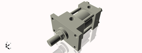 Isometric View of 2.5HHFF1CCK1.375