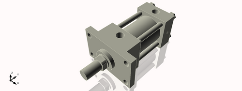 Isometric View of 2.5HHFF2CCK1.375
