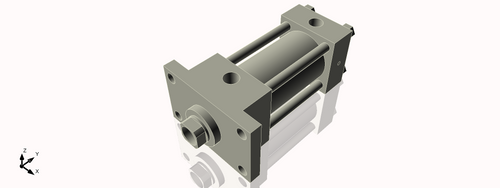Isometric View of 2.5HHFF3CCK1.375S4