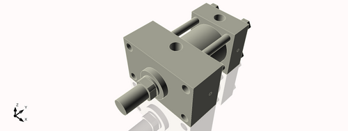 Isometric View of 2.5HHFHF1CCK1.375