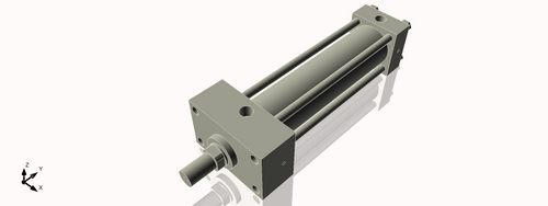 Isometric View of 2.5HHFHF9CCK1.375