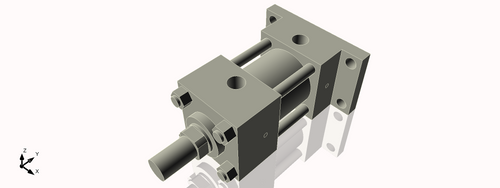 Isometric View of 2.5HHRF1NCK1.375