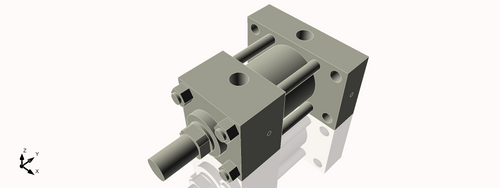 Isometric View of 2.5HHRHF1NCK1.375