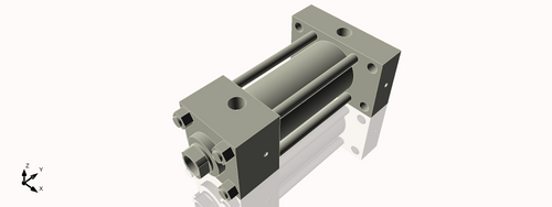 Isometric View of 2.5HHRHF4CCK1.375S4